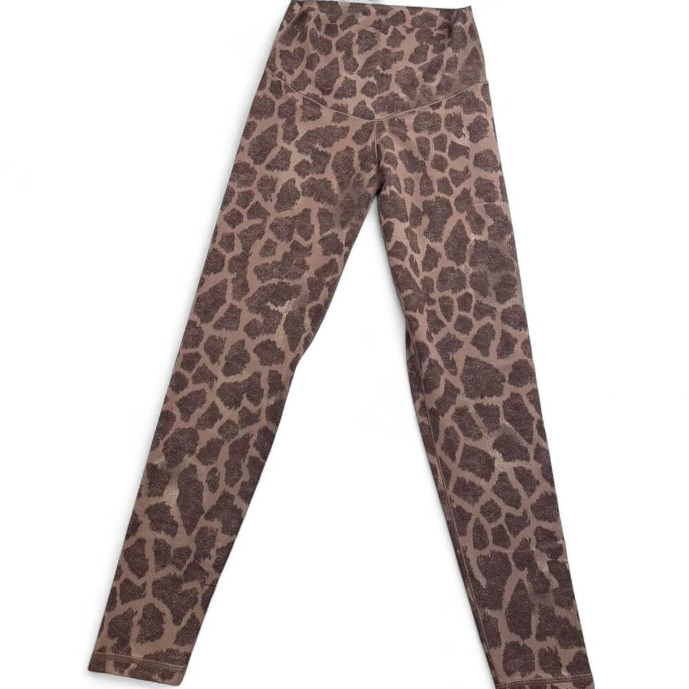 Aerie OFFLINE Leopard Print Leggings Women’s Small Brown High Waisted Activewear